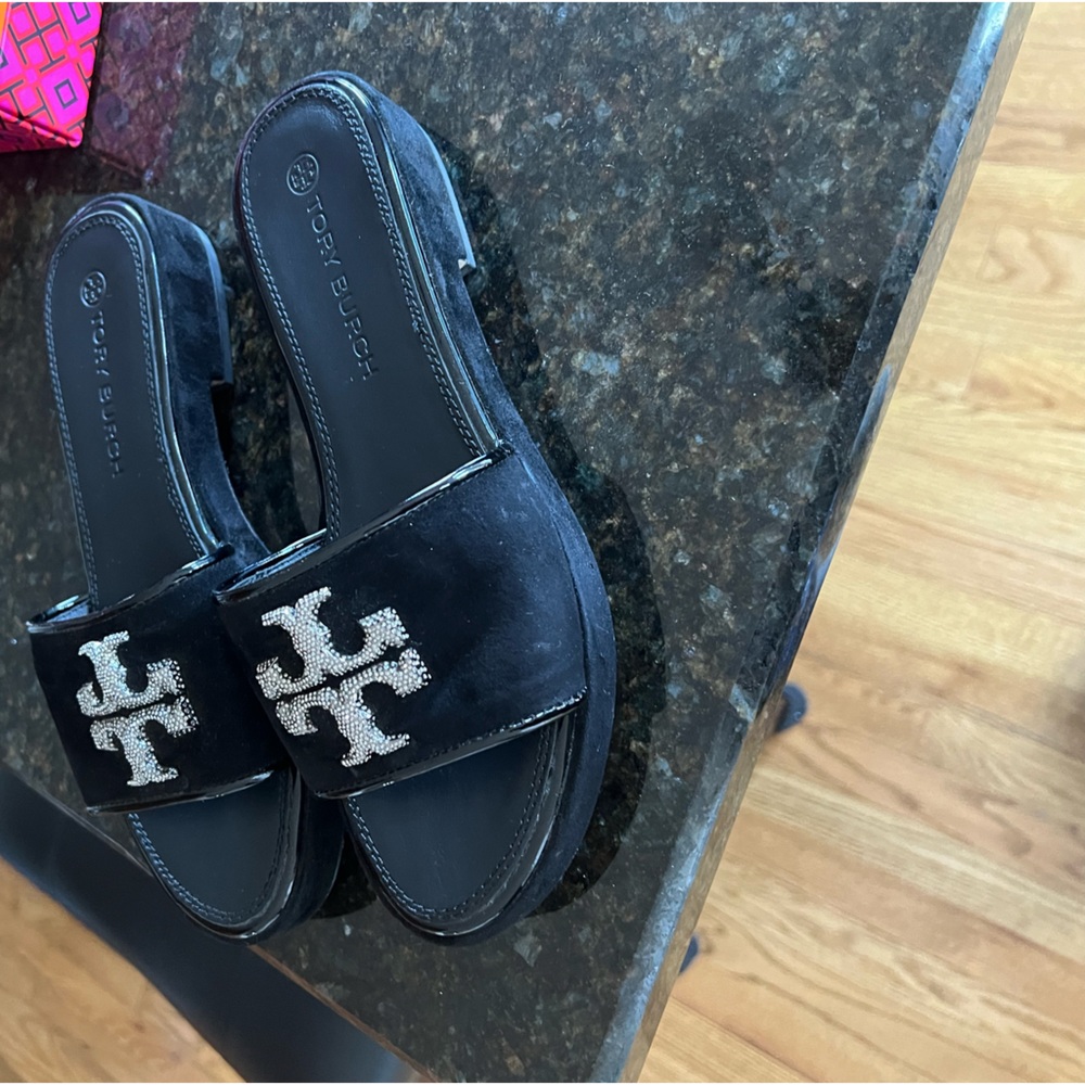 Tory Burch sandals worn once perfect condition! Original box.